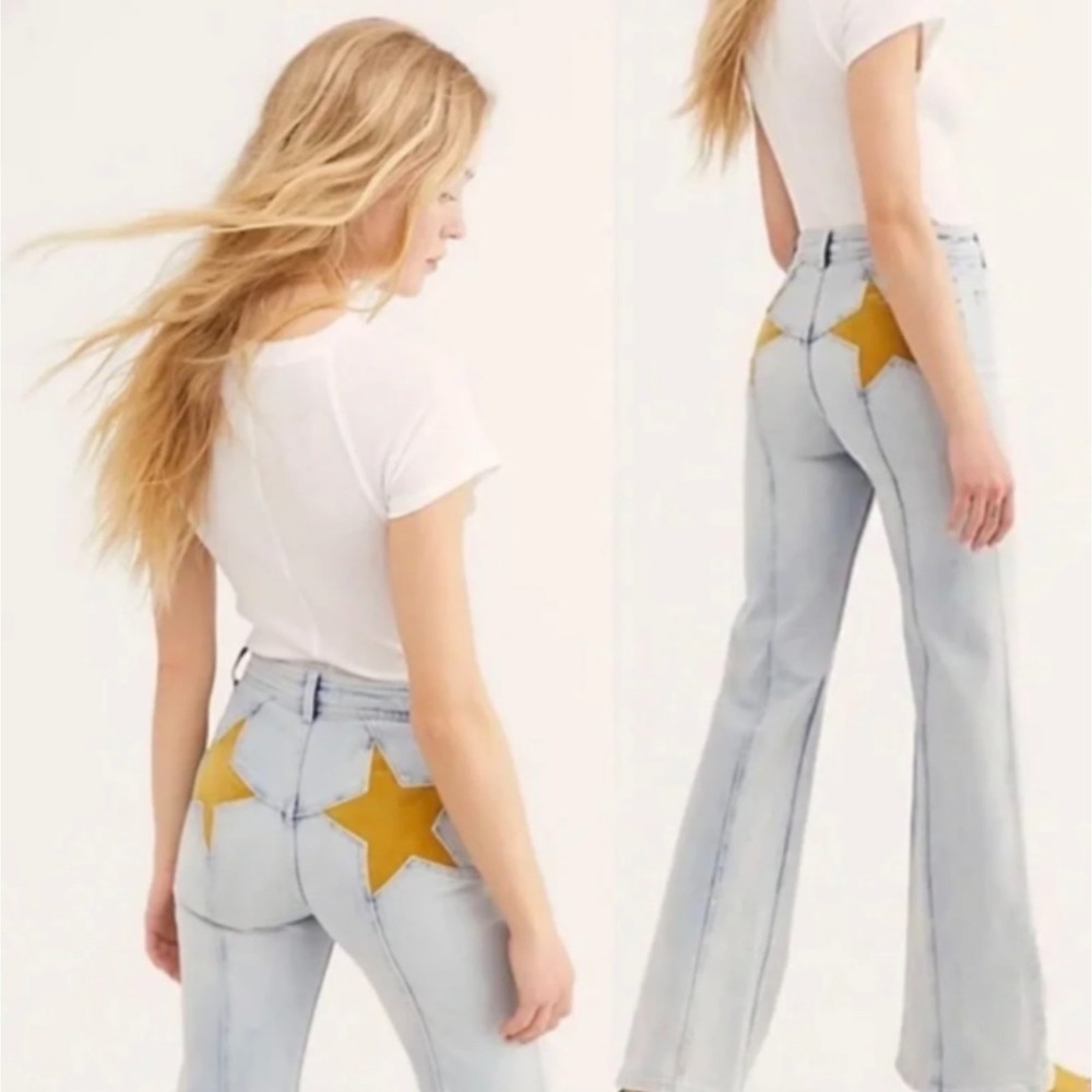 We the Free Firecracker Flare Jeans, Sz 25 BEST INTERNET PRICE FOUND!!!